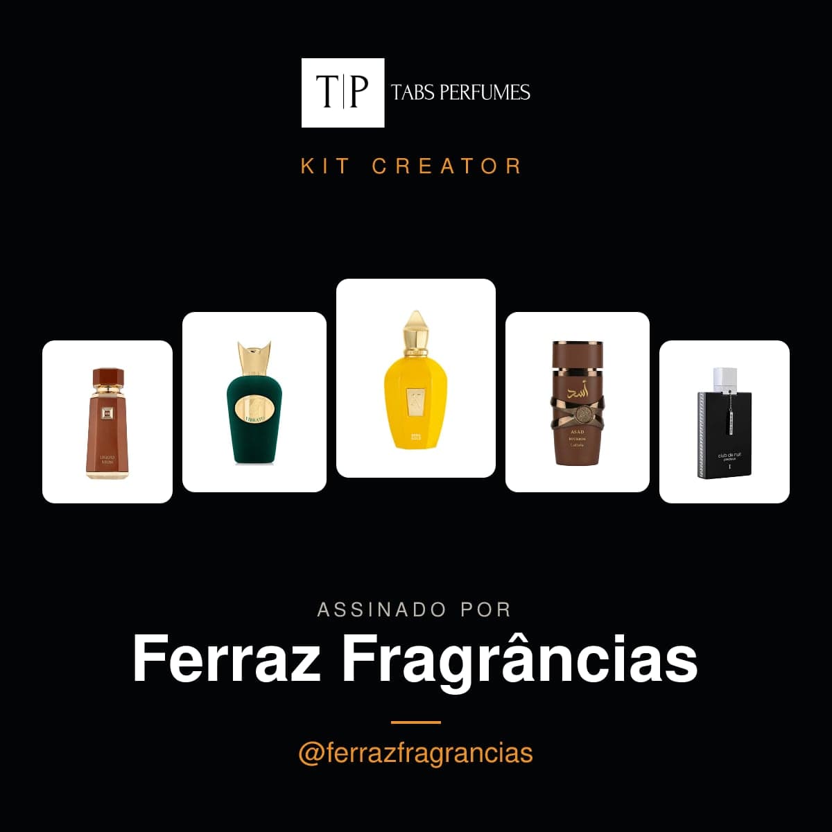 Kit Creator assinado por Ferraz Fragrâncias