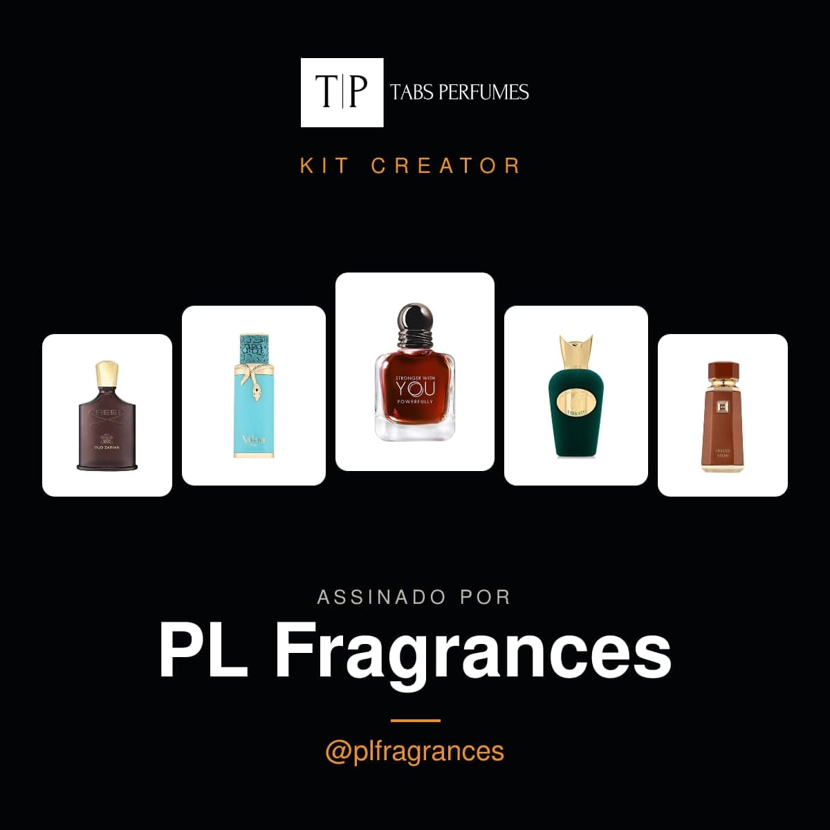 Kit Creator assinado por PL Fragrances