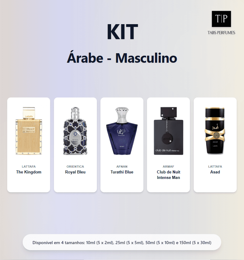 Kit - Árabe - Masculino