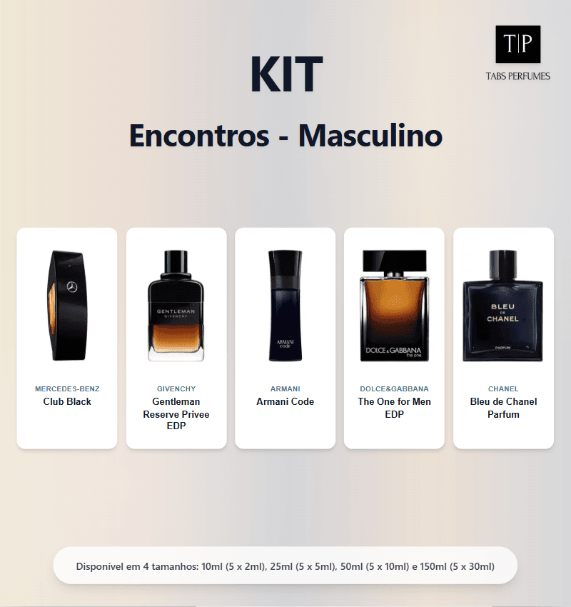 Kit - Encontros - Masculino