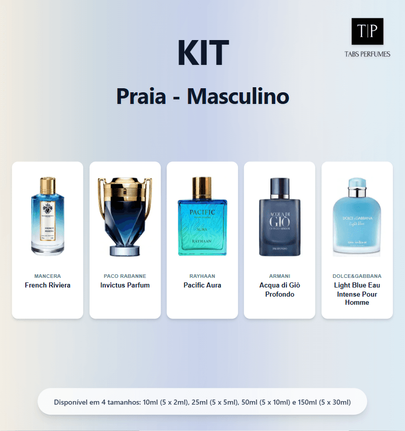 Kit - Praia - Masculino