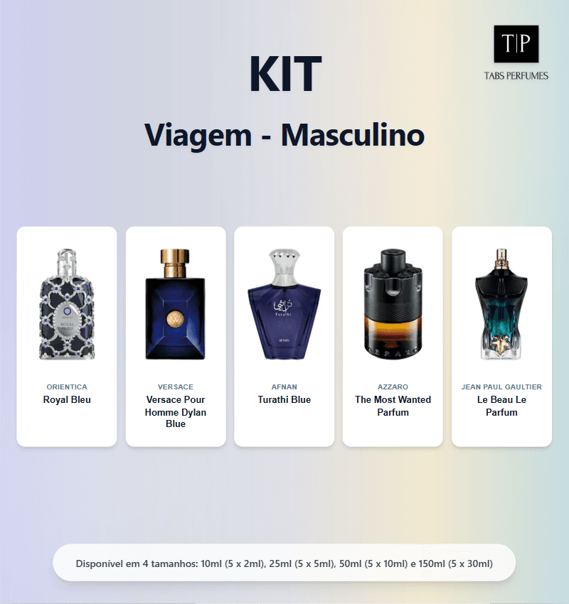 Kit - Viagem - Masculino