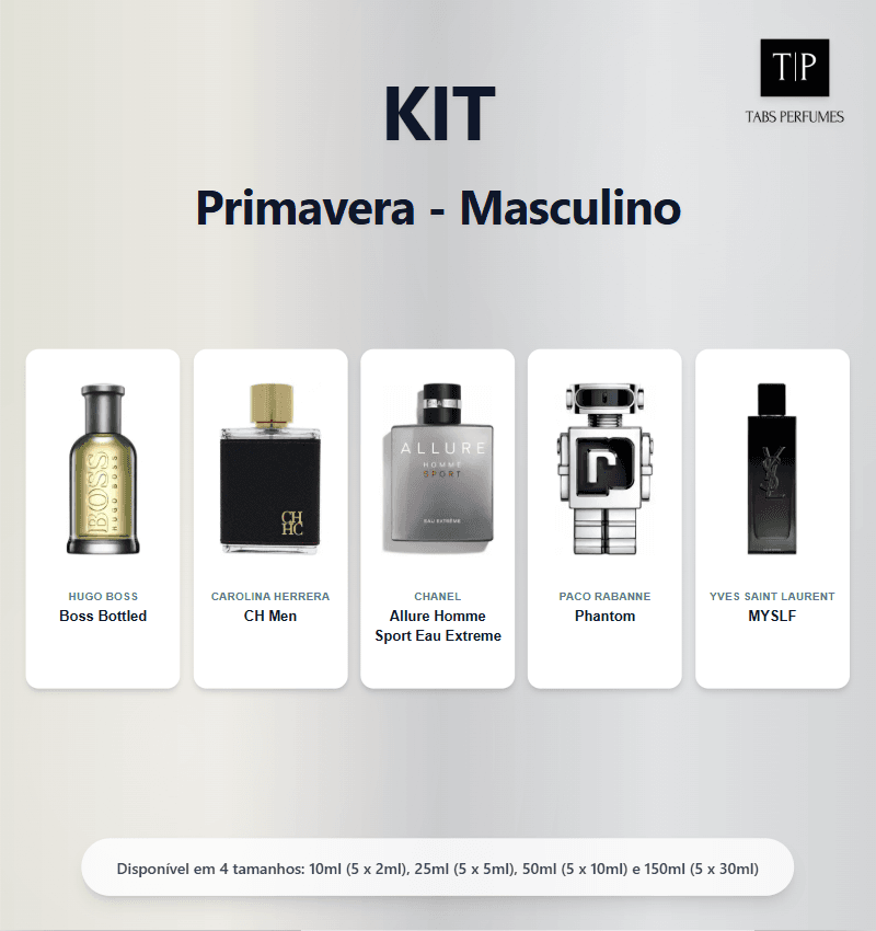 Kit - Primavera - Masculino
