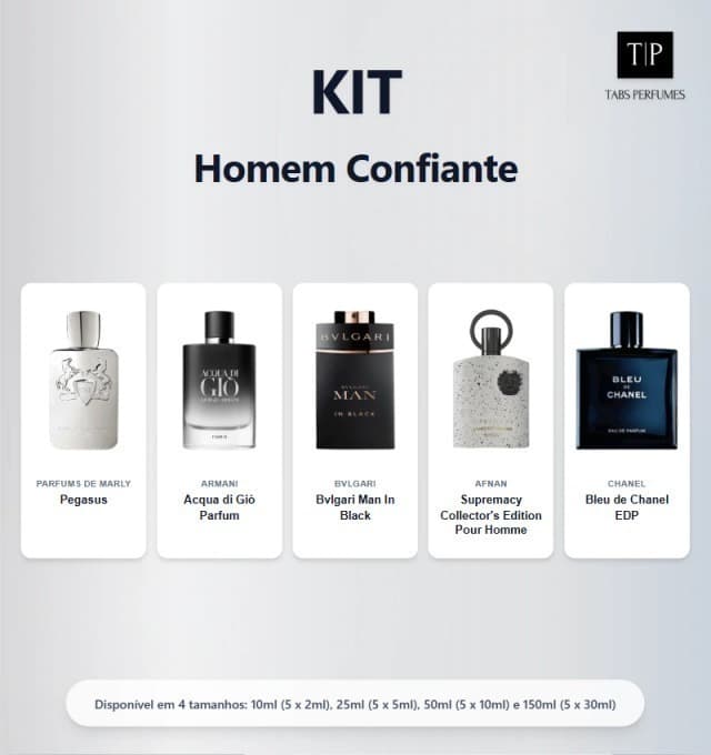 Kit - Homem Confiante