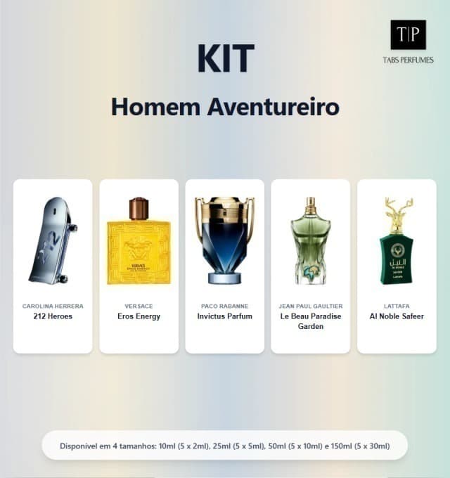 Kit - Homem Aventureiro