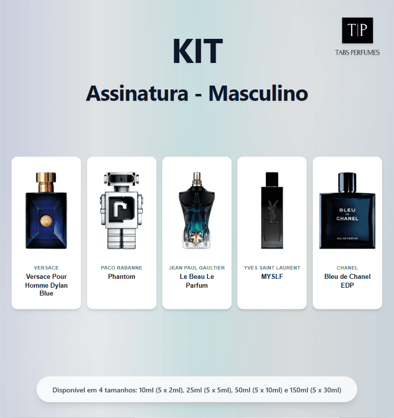 Kit - Assinatura - Masculino