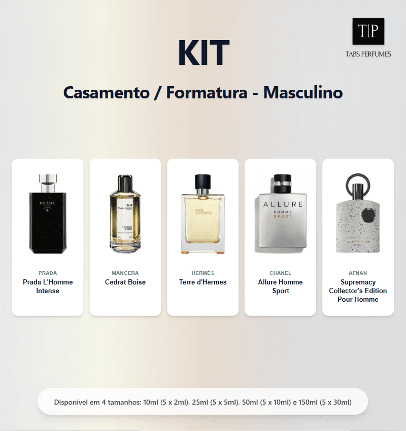 Kit - Casamento / Formatura - Masculino
