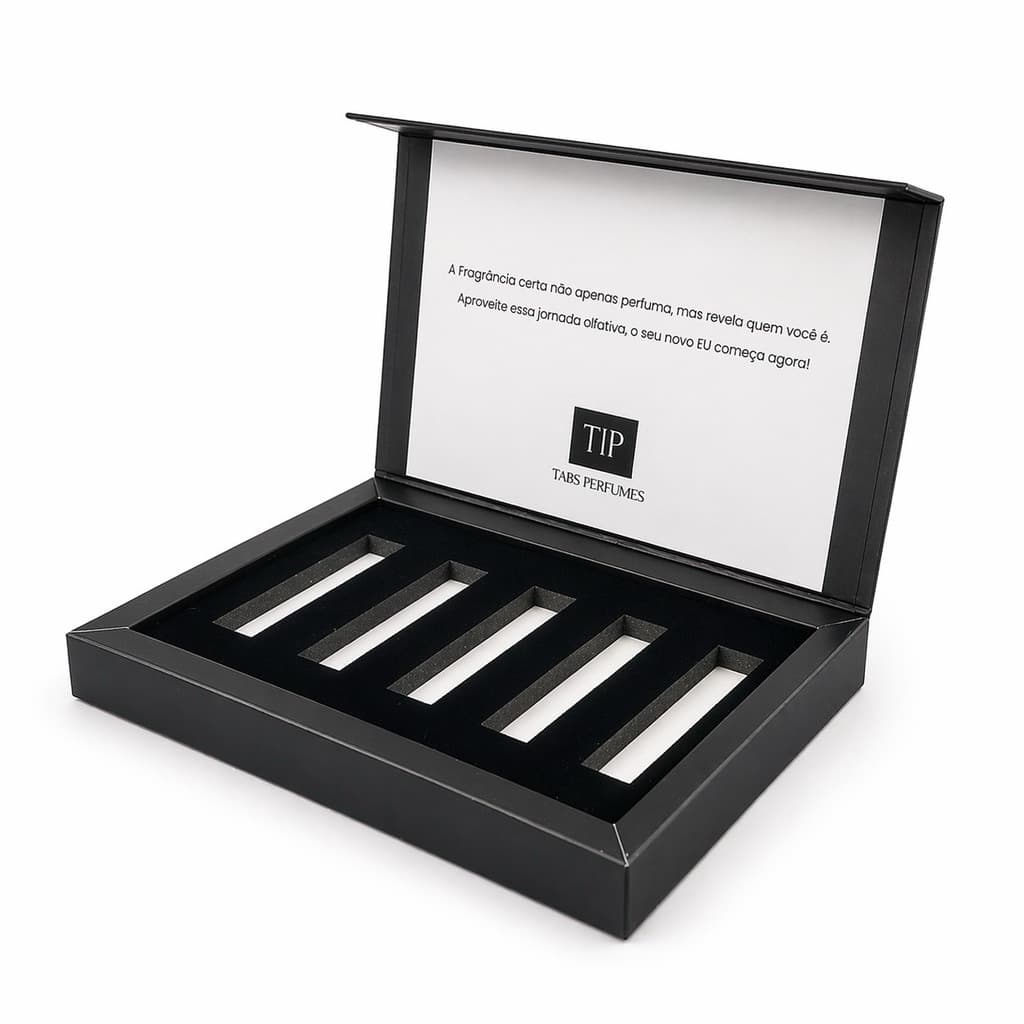 Caixa para Presente com Tampa Magnética - Tabs Perfumes