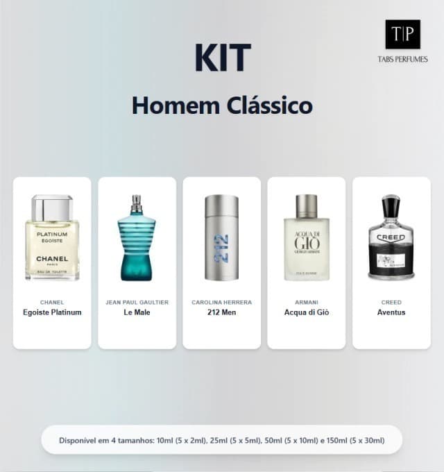 Kit - Homem Clássico