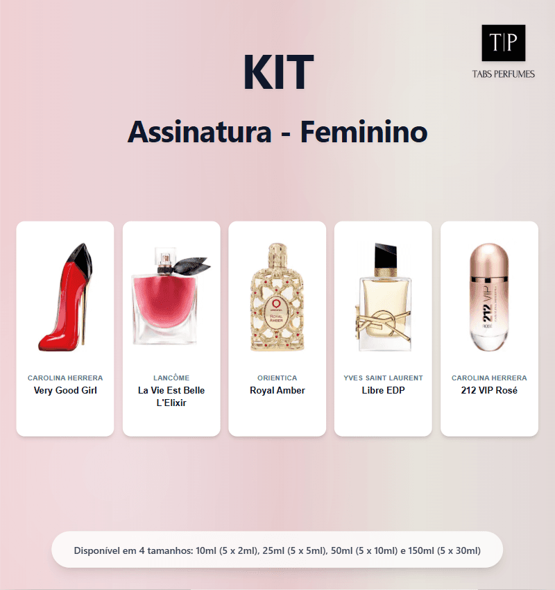 Kit - Assinatura - Feminino